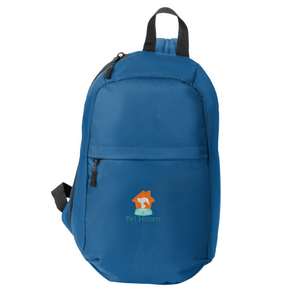 Port Authority® Crossbody Backpack - Embroidered Logo Thumbnail