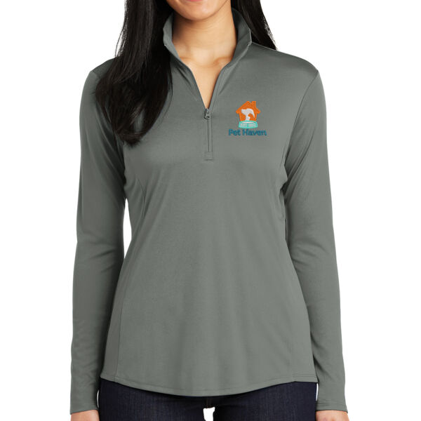 Sport-Tek® Ladies PosiCharge® Competitor™ 1/4-Zip Pullover - Embroidered Logo Thumbnail