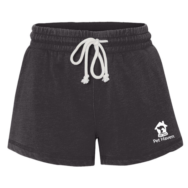 Boxercraft - Women’s Enzyme-Washed Rally Shorts - Embroidered Logo Thumbnail