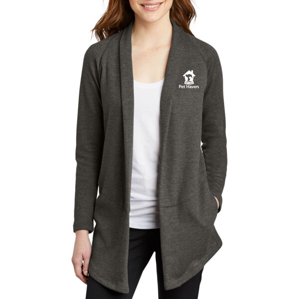 Port Authority® Ladies Interlock Cardigan - Embroidered Logo Thumbnail