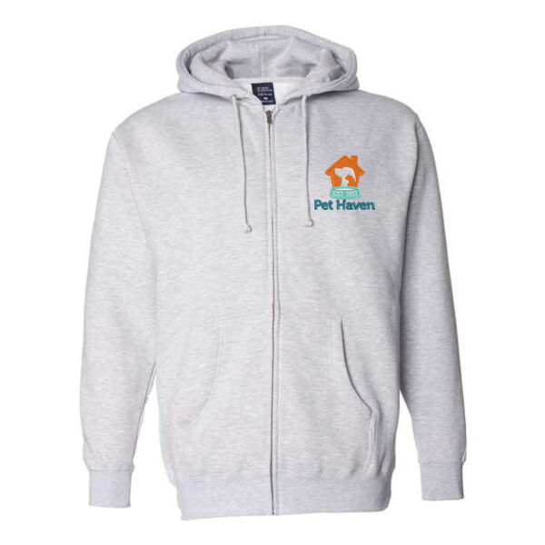 Independent Trading Co. Heavyweight Full Zip Hooded Sweatshirt - Embroidered Logo Thumbnail