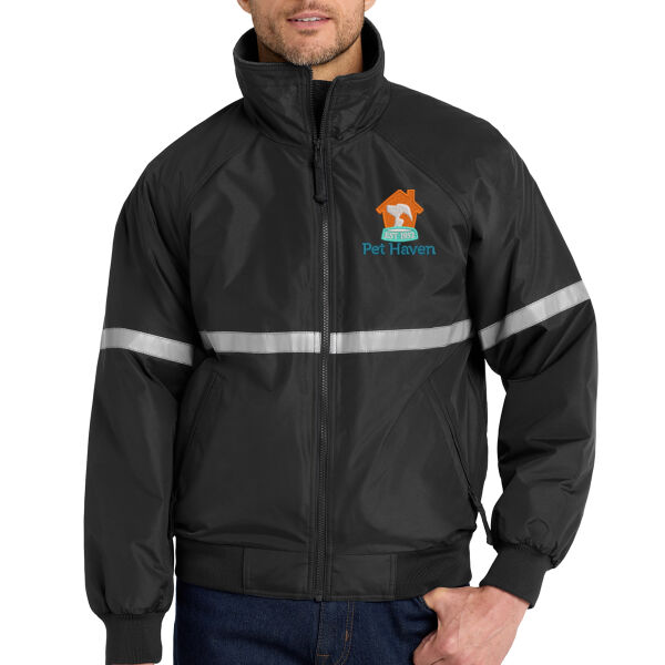 Port Authority Challenger Jacket with Reflective Taping - Embroidered Logo Thumbnail