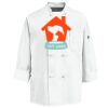 Eight Knot Button Chef Coat with Thermometer Pocket Thumbnail