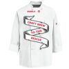 Eight Knot Button Chef Coat with Thermometer Pocket Thumbnail