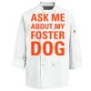 Eight Knot Button Chef Coat with Thermometer Pocket Thumbnail