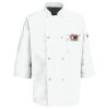Eight Pearl Button Chef Coat with Thermometer Pocket Thumbnail