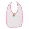 Infant Contrast Trim Premium Jersey Bib Thumbnail