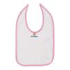 Infant Contrast Trim Premium Jersey Bib Thumbnail