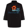 Ten Pearl Button Black Chef Coat Thumbnail