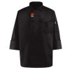 Black Knot Button Chef Coat Thumbnail